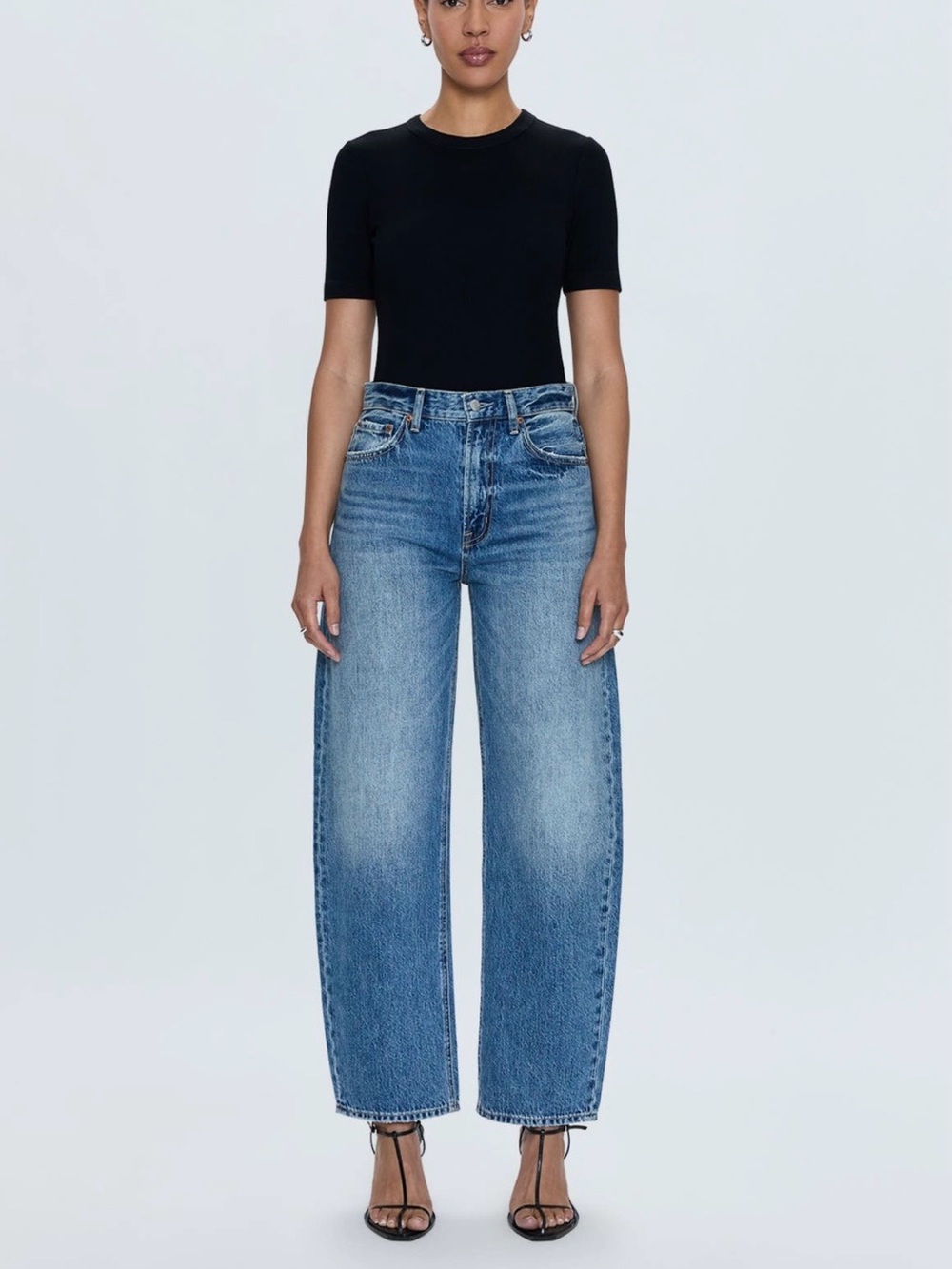 Pistola Wes High Waist Barrel Jeans - Picture 3 of 4